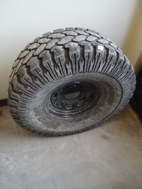 LT 235 80R16 Tire on 1 Ton Steel Rim