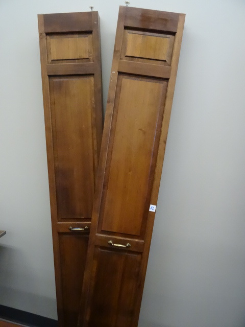 2 Oak Bifold Doors Each Door is 24 X 80