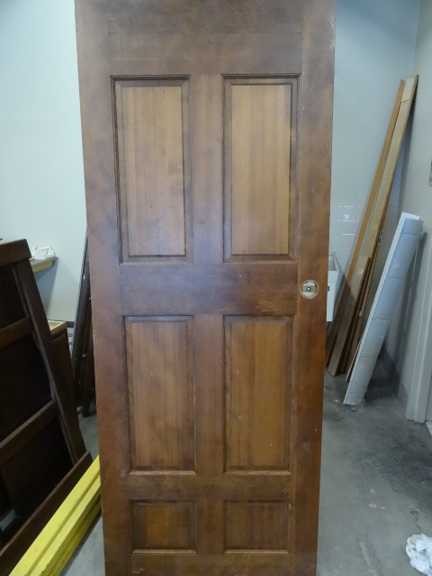 36 X 80 Oak 6 Panel Door