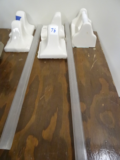 Toilet Paper and 2 Towel Holders