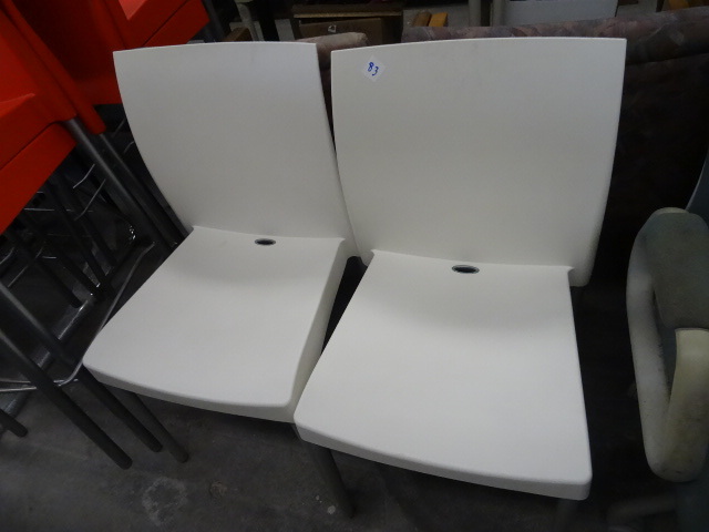 2 Metal Framed Chairs