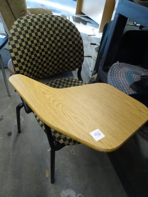 Metal Framed School Desk