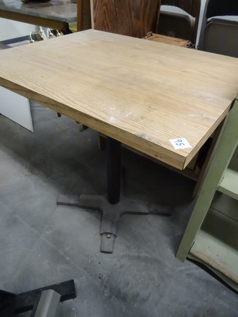 Metal Framed Table 30 X 24