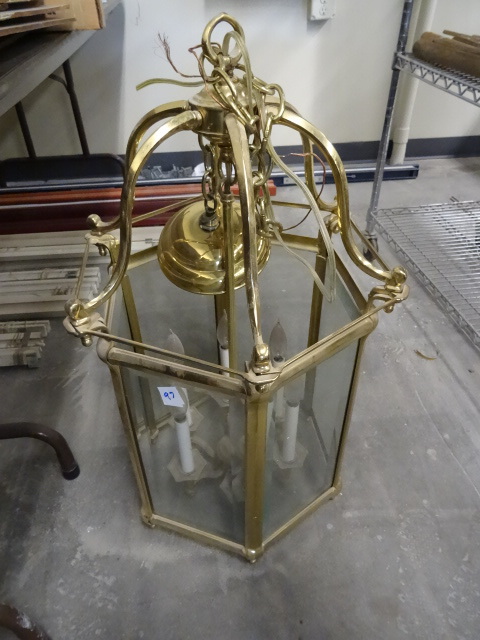 Vintage Brass Chandelier