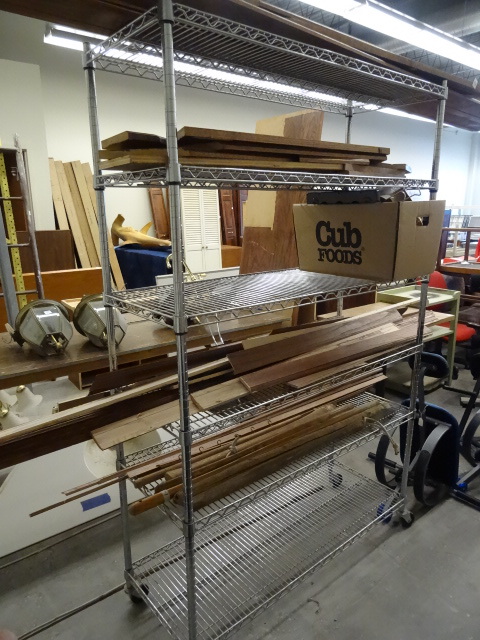 6 Tier Wire Shelving Unit on Wheels