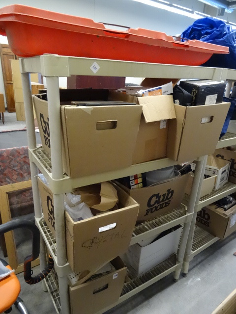 Plastic Shelving Unit 36 X 18 X 60