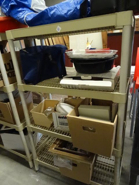 Plastic Shelving Unit 36 X 18 X 60