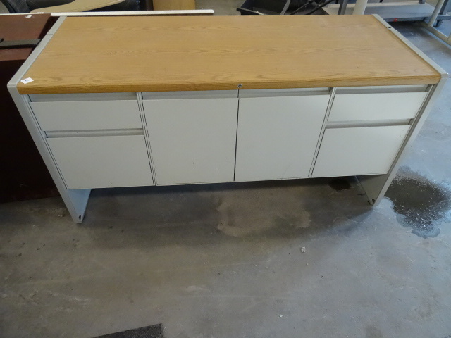 Metal Office Credenza 4 Drawers