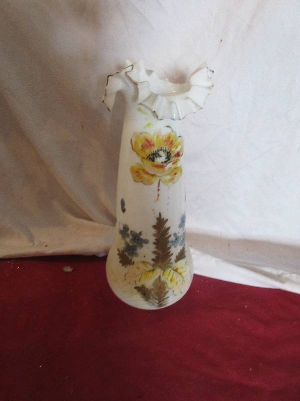 lot 51 image: HAND PAINTED VASE