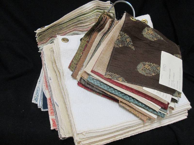 Fabric Samples Box Lot...