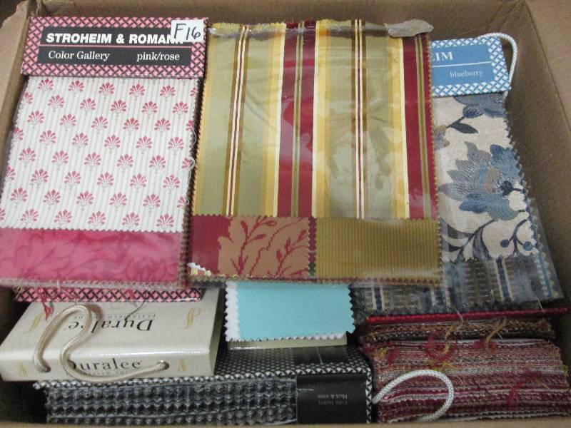 Fabric Samples Box Lot...