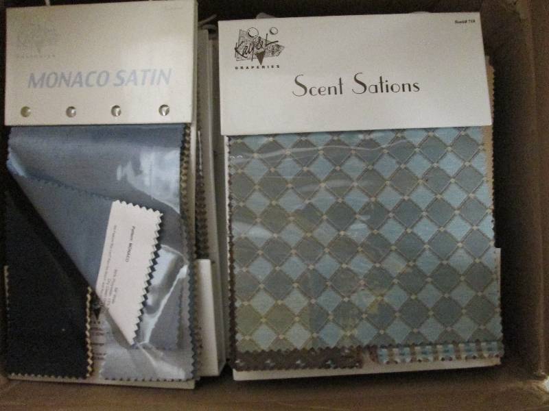 Fabric Samples Box Lot...