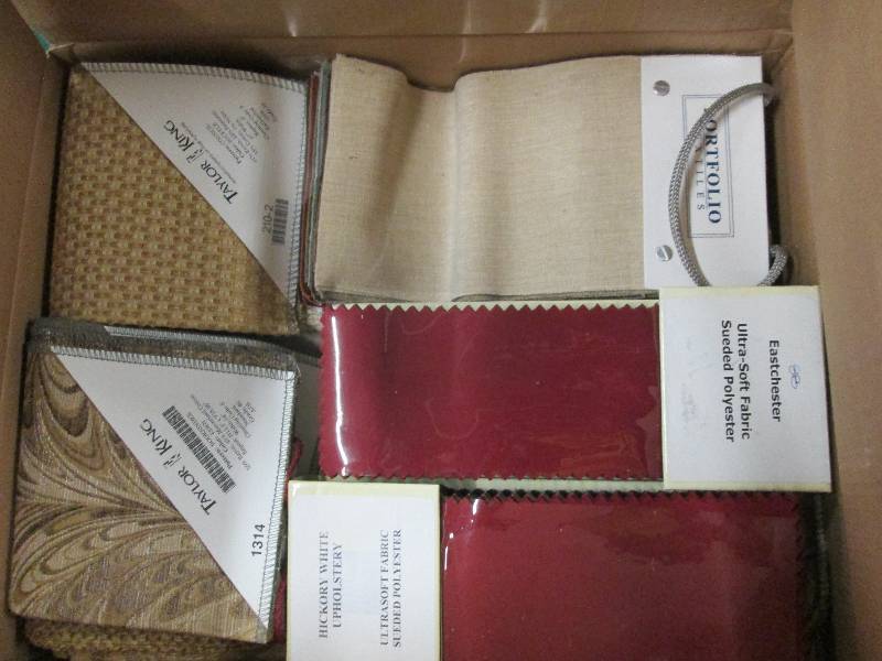 Fabric Samples Box Lot...