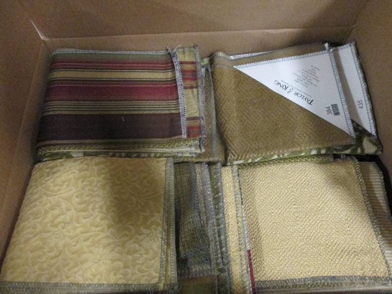 Fabric Samples Box Lot...