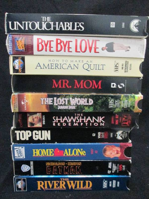 Variety VHS Movies Lot of 10...