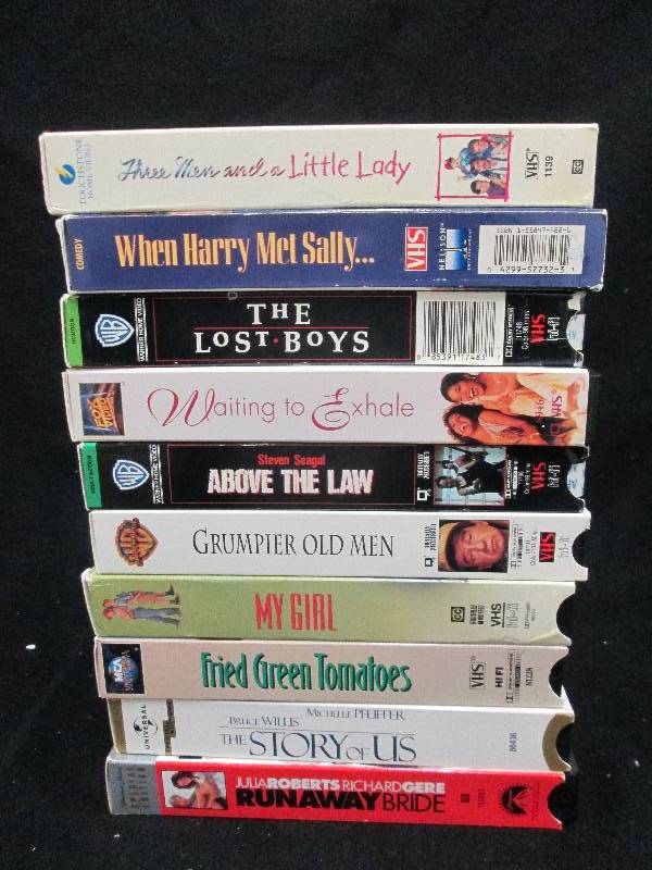 Variety VHS Movies Lot of 10...
