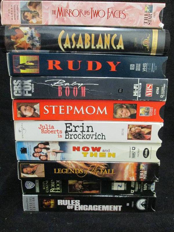 Variety VHS Movies Lot of 10...