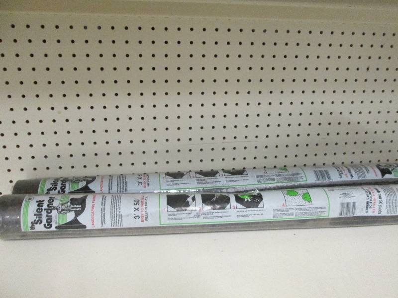 2 rolls 3 x 50 weed control cover...