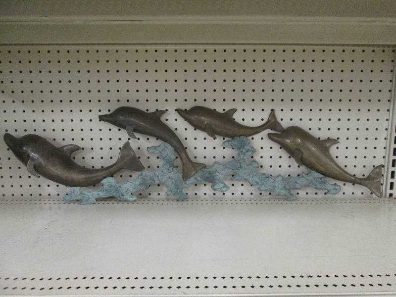 Metal Dolphin Wall Hanging...