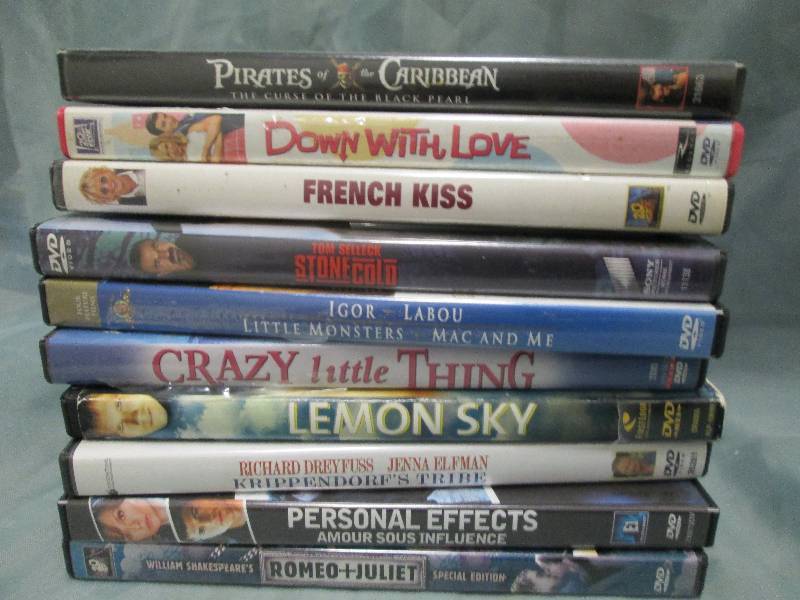 Assortment of 10 DVDs...