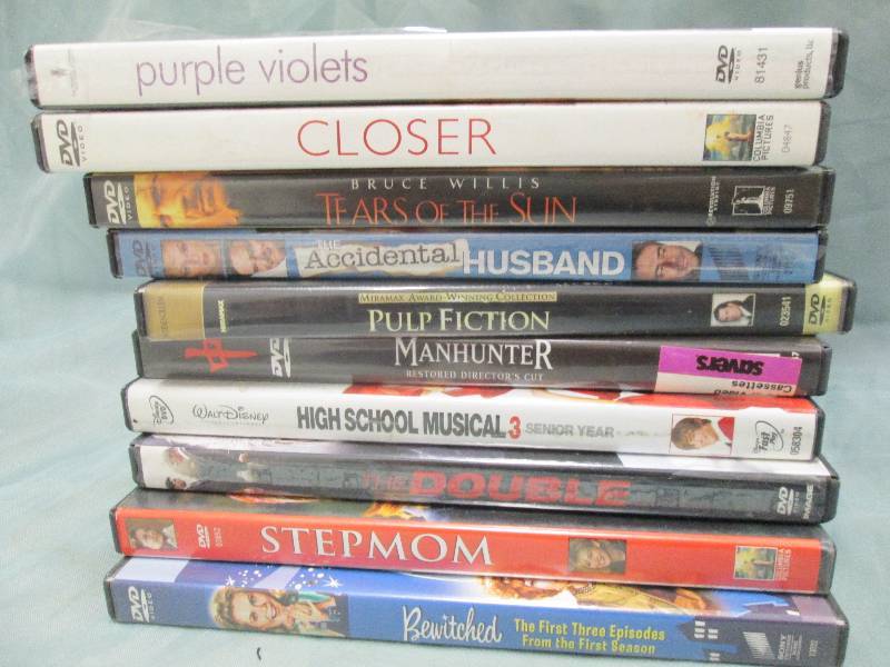 Assortment of 10 DVDs...