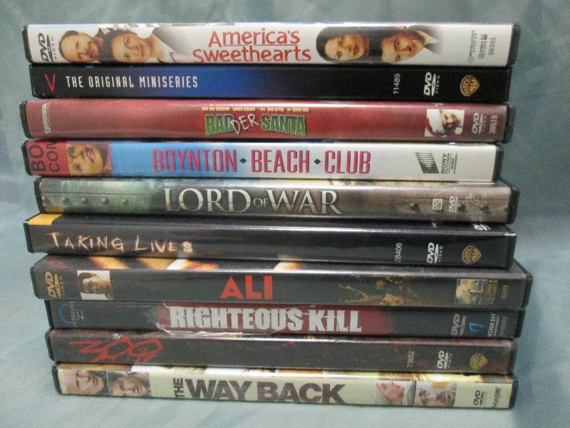 Assortment of 10 DVDs...