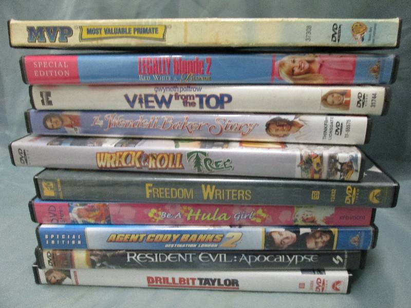 Assortment of 10 DVDs...