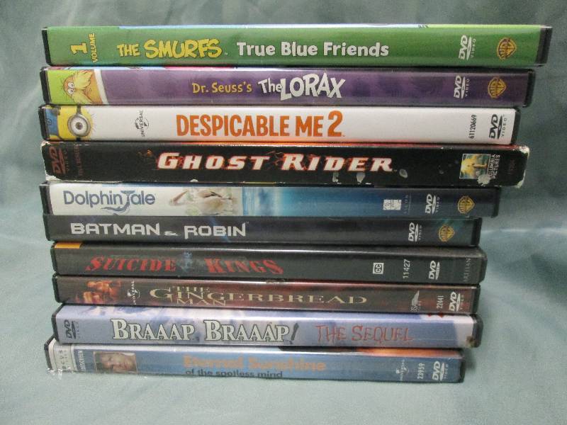 Assortment of 10 DVDs...