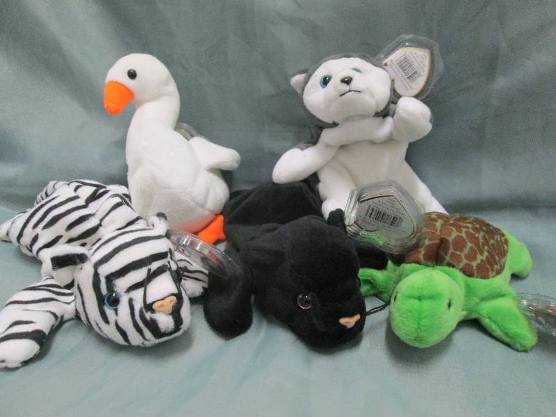 Variety of 5 Beanie Babies...