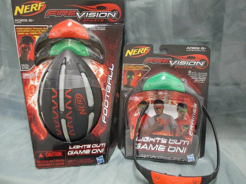 Nerf Fire Vision Ball and Visors...