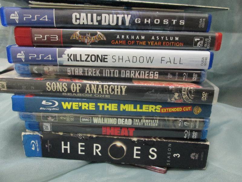 Assortment of DVD and PS Games...
