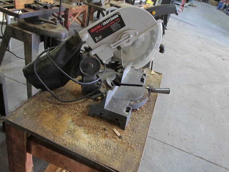 Craftsman 10 compound miter saw, 2...