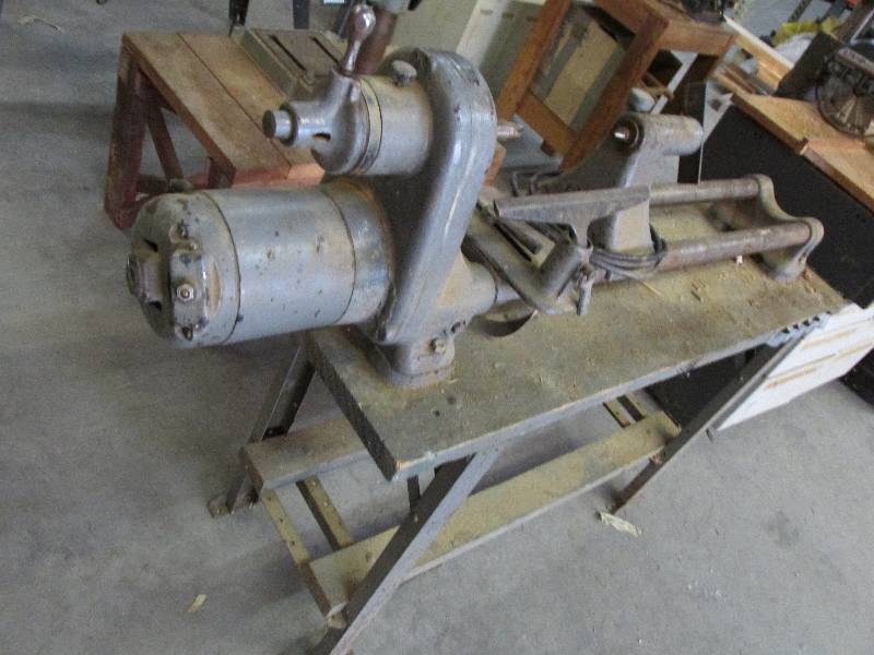 Yates American Lathe on stand...