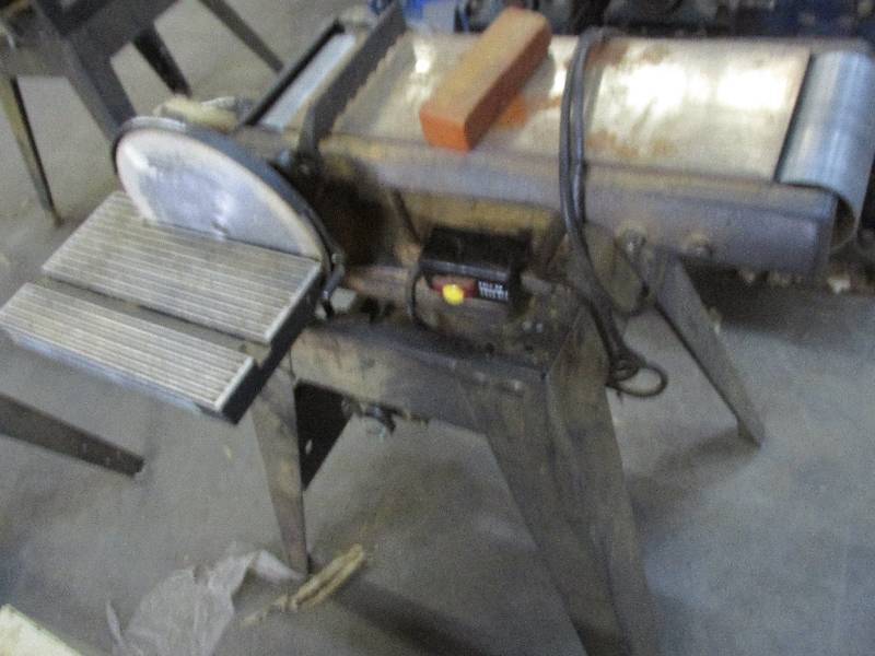 Craftsman disc sander on stand...