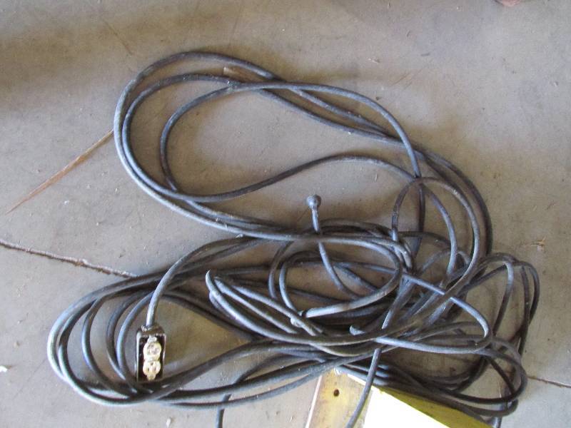 Long heavy wire with 2 prong plug t...