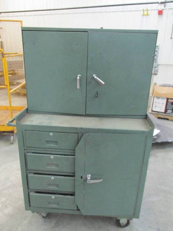 Toolbox on wheels, 3 wide, 22 dee...