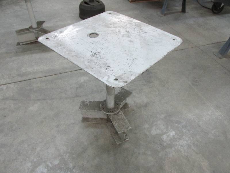 Heavy metal machine stand or work t...