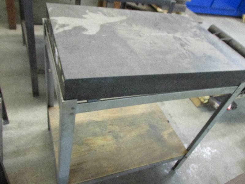 Granite to work table, top is 3 x 2...