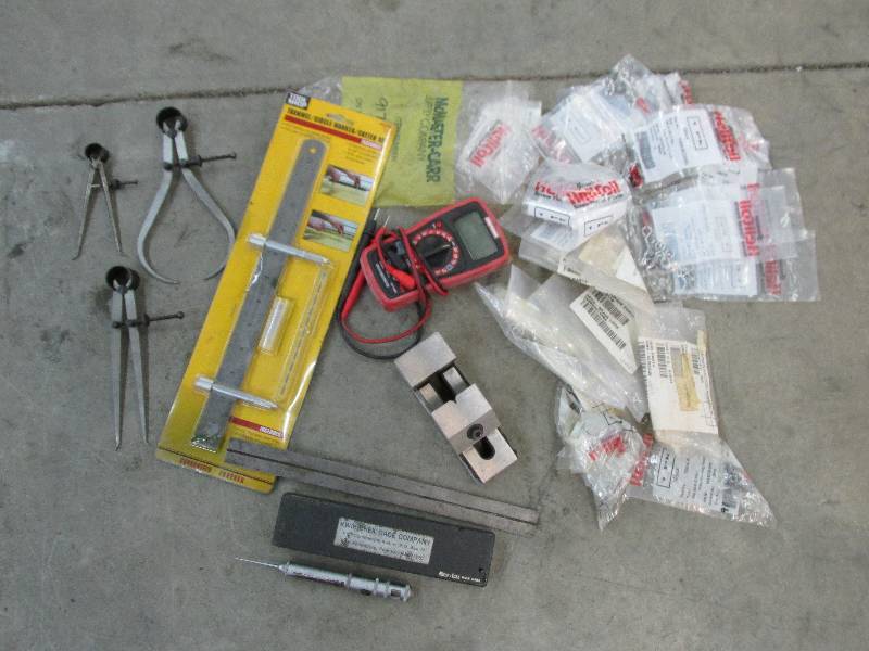 Lot of precision measuring tools...