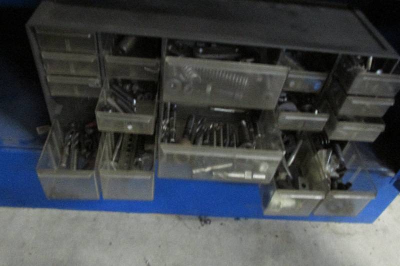 Parts sorter includes various bolts...