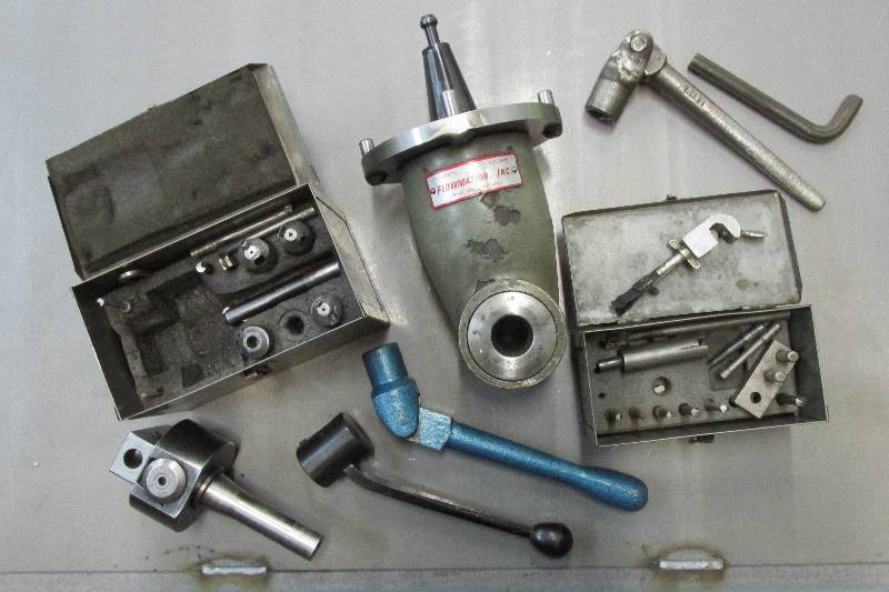 Assorted tooling items, vice handle...
