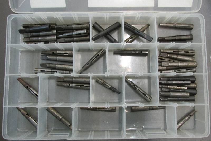 Plastic organizer of collets...