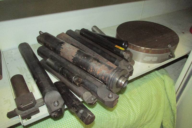 Shelf of machine equipment...