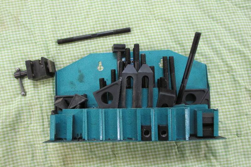 Rack of tooling parts...