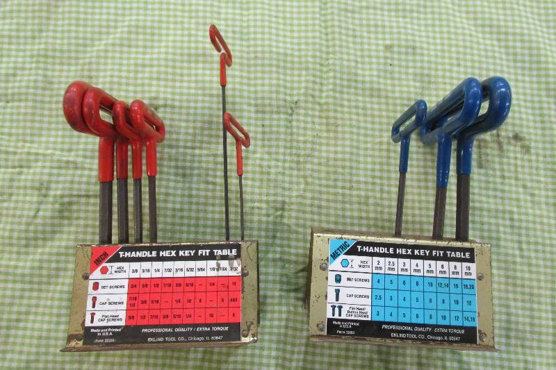 Lot of hex key wrenches...