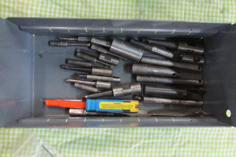 Bin of boring bars...