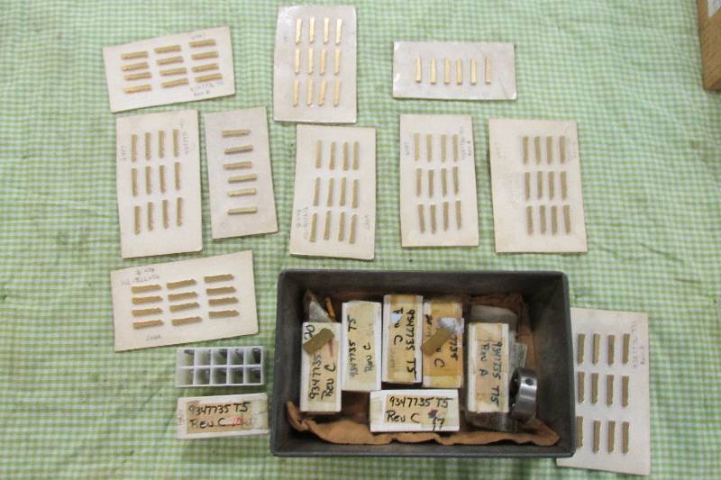 Metal box of machining supplies...