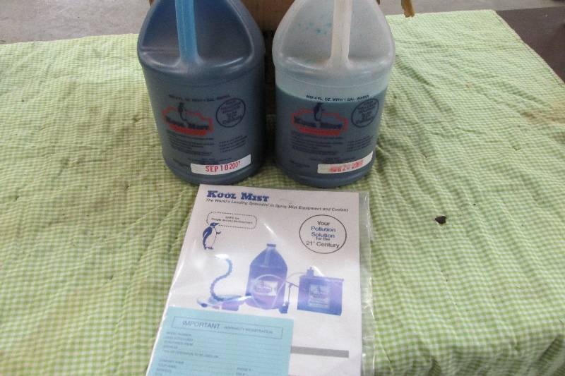 1 12 gallon Kool mist solution...