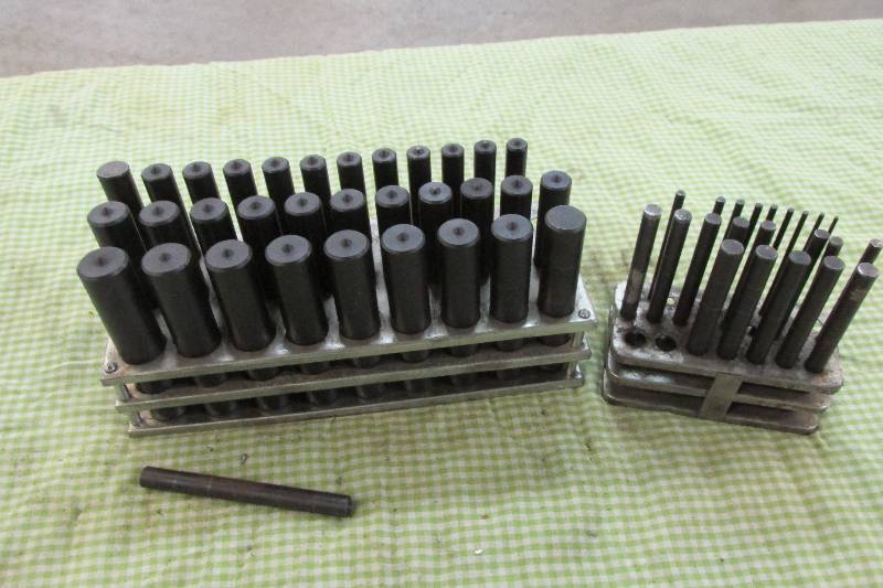Set of transfer punches tooling...