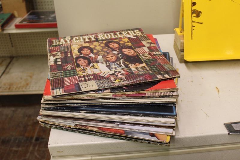 Stack of Vintage Records